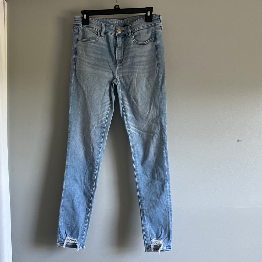 American Eagle Outfitters Light Blue Soft Knit Jeggings